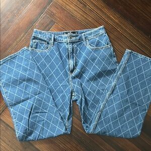 Women’s Blue Jeans with Pattern